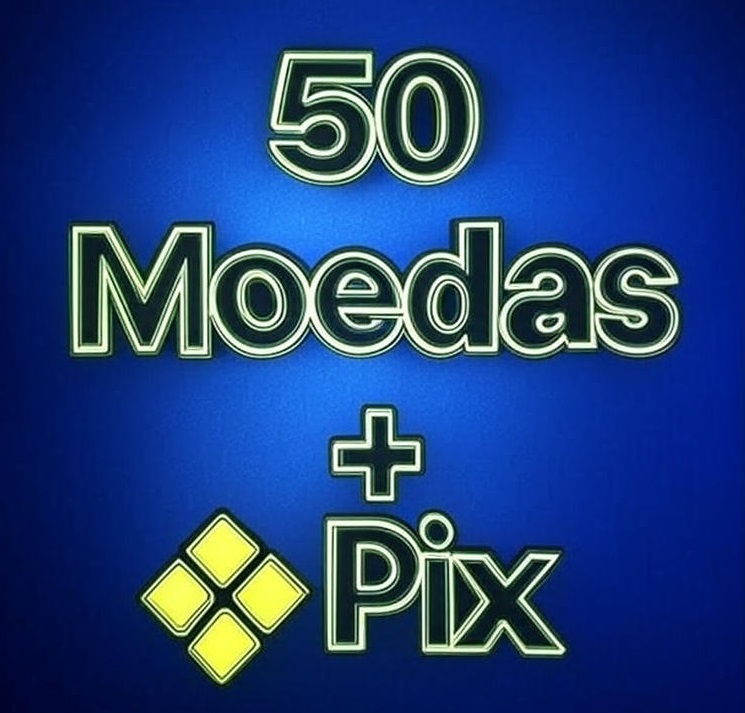 Adquira 50 Moedas e Ganhe 1 Pix de R$ 30,00